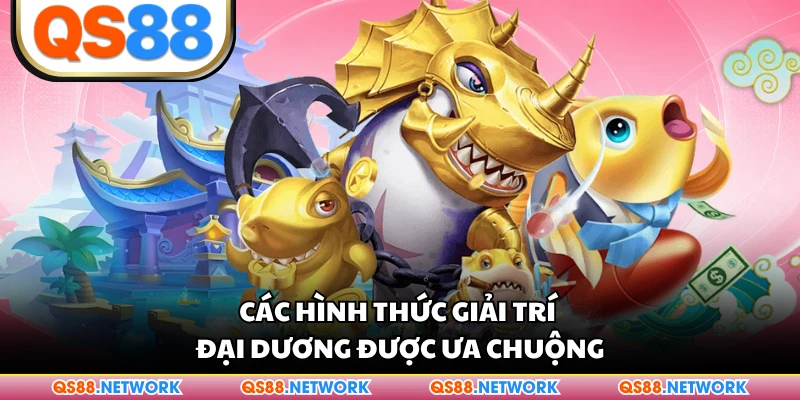 Các hình thức giải trí đại dương được ưa chuộng
